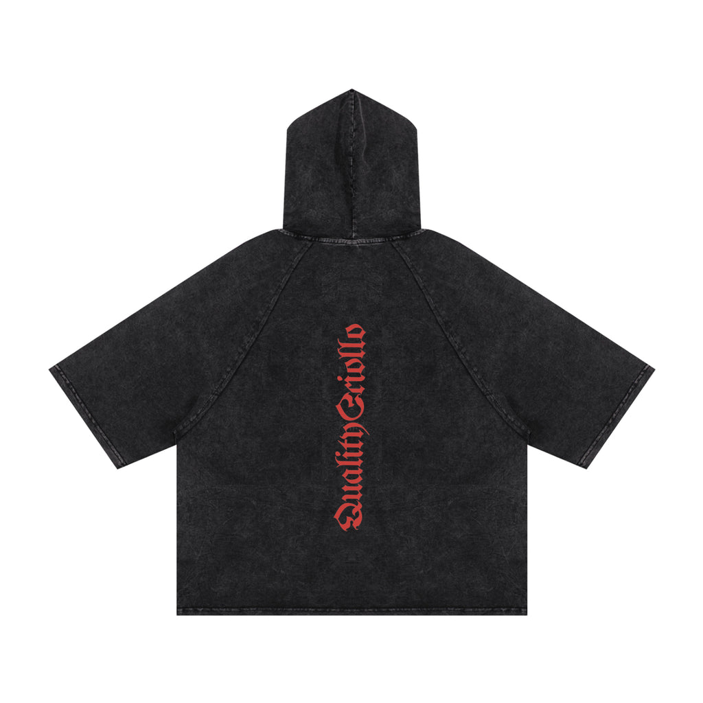 QC Hooded Boxy T-Shirt