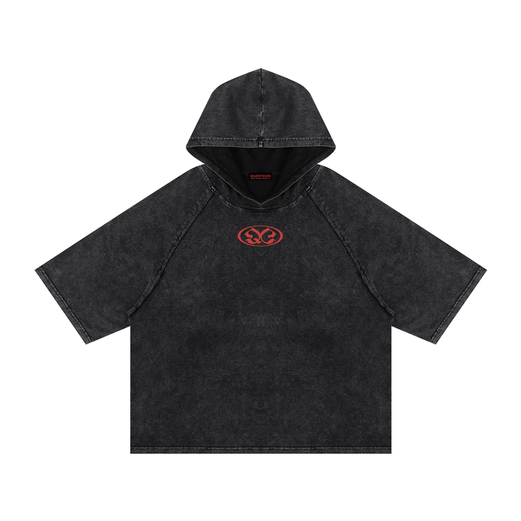 QC Hooded Boxy T-Shirt