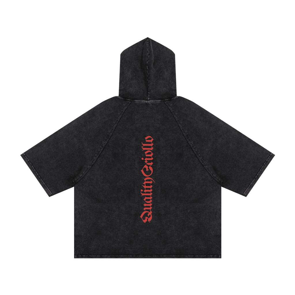 QC Hooded Boxy T-Shirt