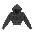 QC Stepp-Kapuzenpullover (Doppelreißverschluss)
