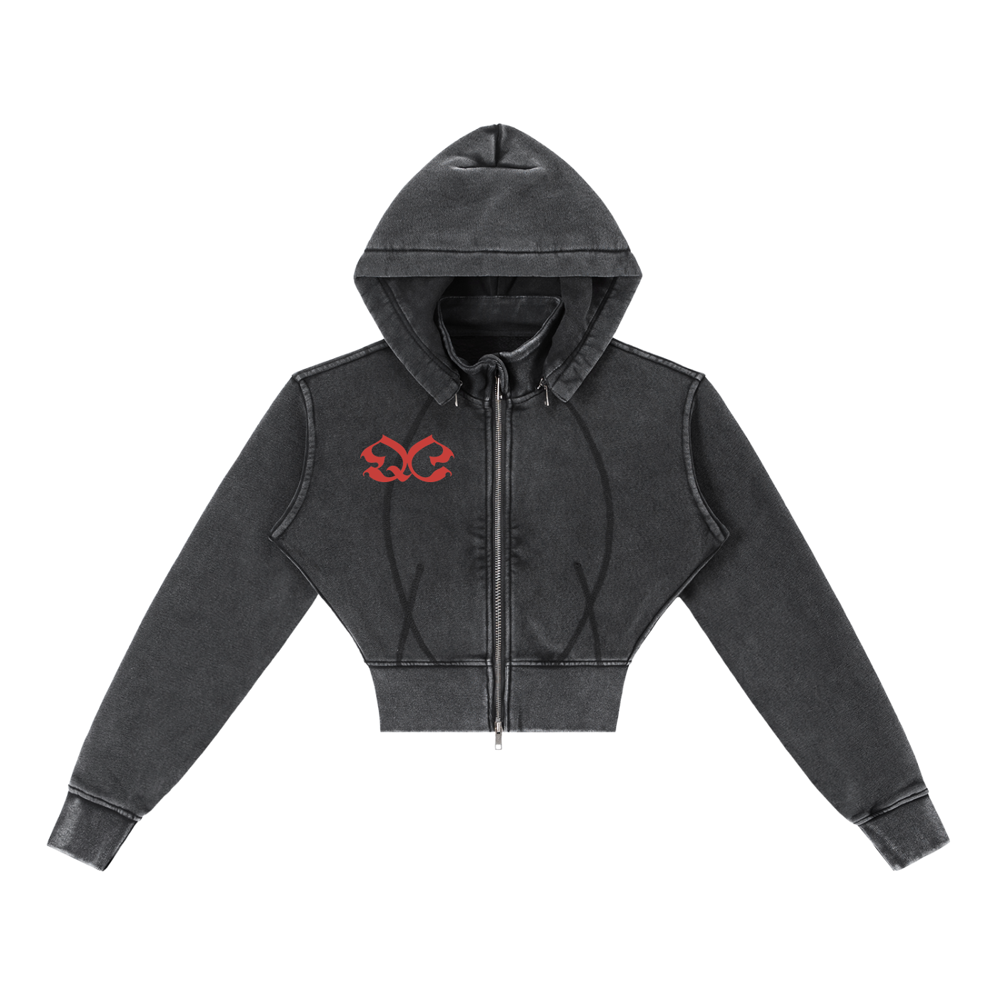 QC Padded Hoodie (double zipper)