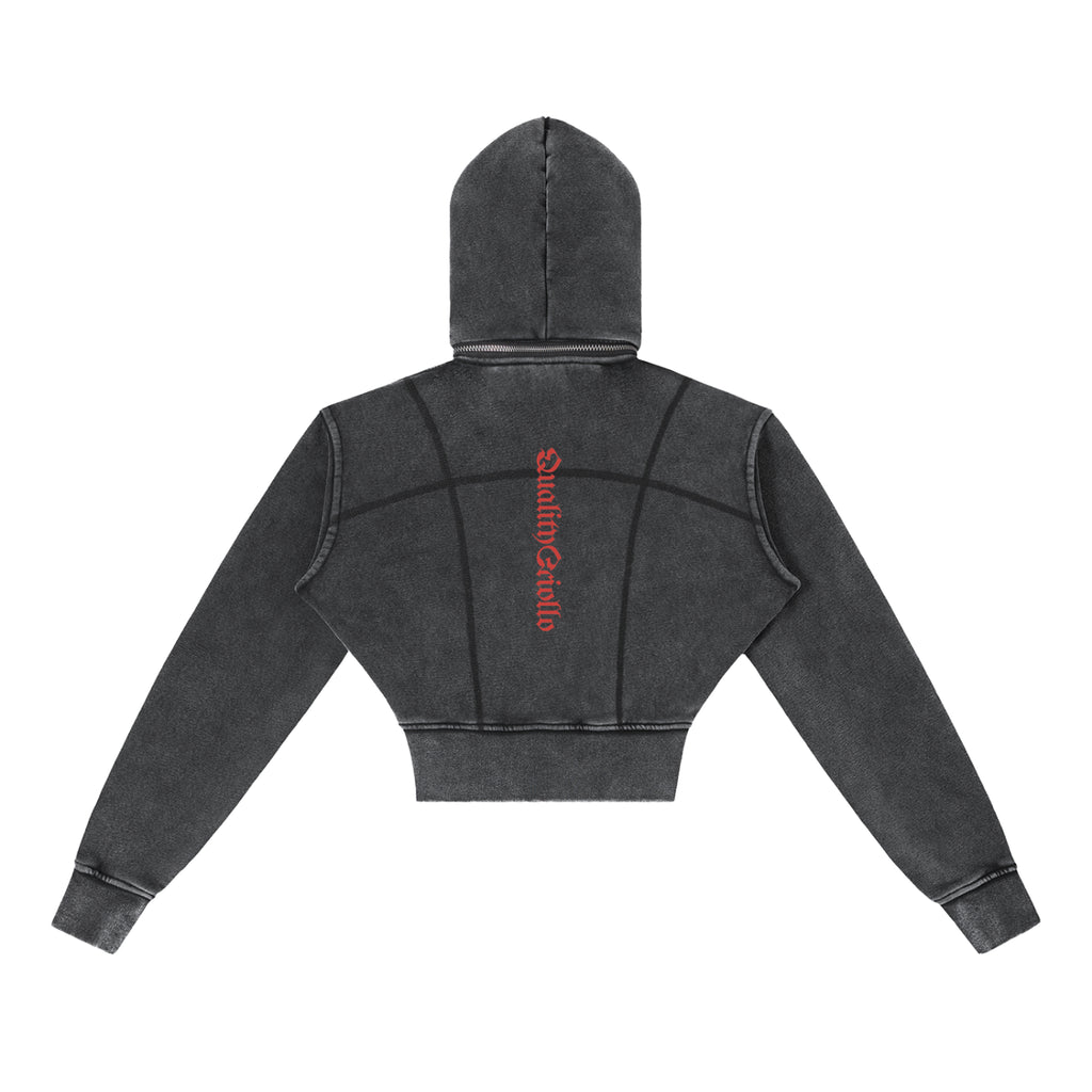 QC Hoodie acolchado (doble zipper)